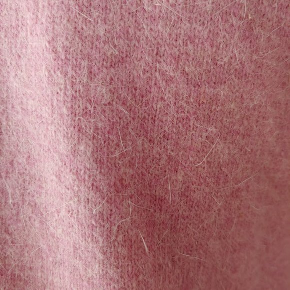 Free People wool angora long sleeve sweater button cardigan crew neck/S/pink - Picture 7 of 13